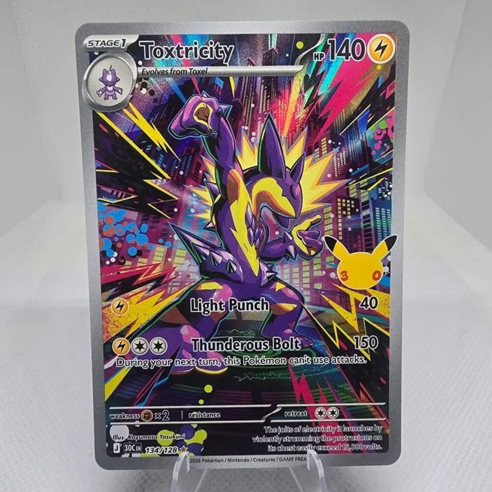 Toxtricity 134 Pokemon 30th Celebration